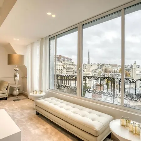 Palais Prive Luxe Vue Tour Eiffel Confort Exclusif Paryż