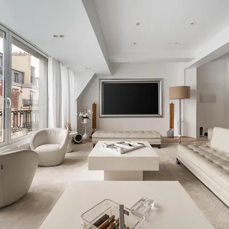 Daire Palais Prive Luxe Vue Tour Eiffel Confort Exclusif