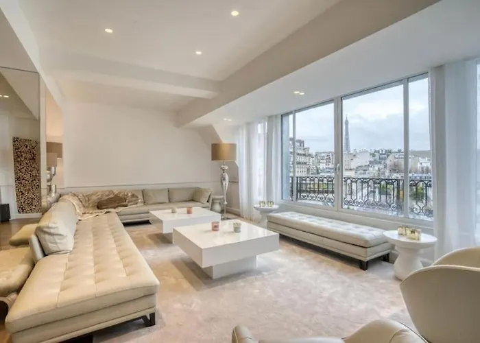 Palais Privé Luxe Vue Tour Eiffel Confort Exclusif