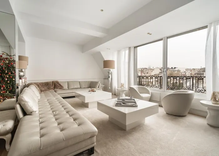 Palais Privé Luxe Vue Tour Eiffel Confort Exclusif Appartement