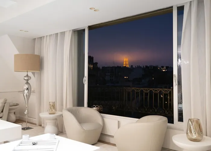 Palais Privé Luxe Vue Tour Eiffel Confort Exclusif Appartement