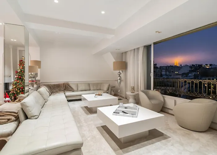 Appartement Palais Privé Luxe Vue Tour Eiffel Confort Exclusif